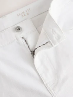 New Next White Slim Fit Essential Stretch Jeans