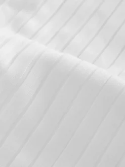 Next White Slim Fit Occasion Pleated Bib Double Cuff Dress Shirt^ Shirts