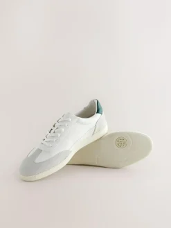 Next Smart Casual Lace-Up Trainers with Suede Trim^ Sneakers
