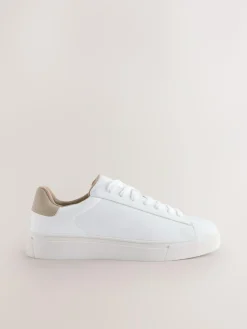 Best Next Smart Casual Longline Trainers White