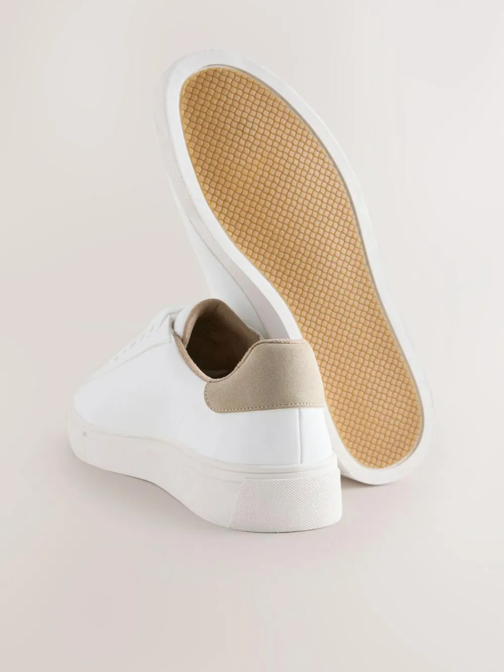 Best Next Smart Casual Longline Trainers White