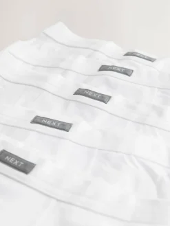 Hot Next Soft Waistband Trunks 5 Pack (1.5-16yrs) White