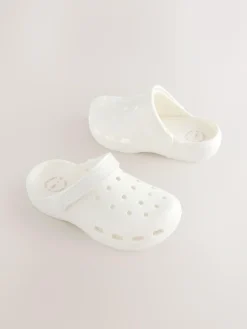Clearance Next Standard Fit (F) Comfort Clogs White
