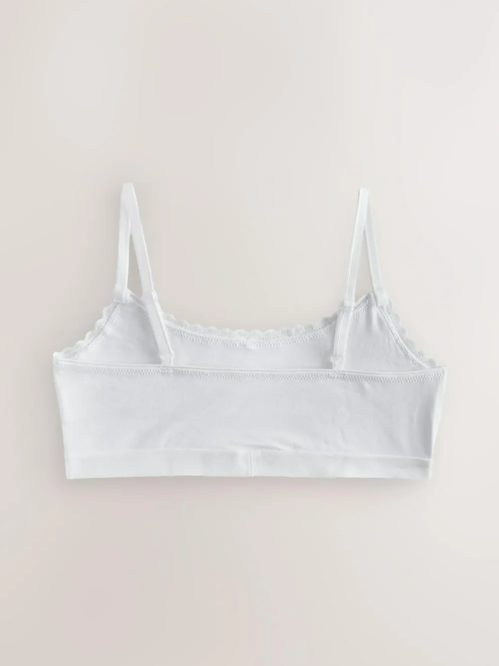 Next White Strappy Crop Tops 3 Pack (5-16yrs)^ Underwear|Bras & Crop Tops