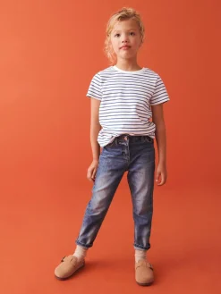 Next White Stripe T-Shirt (3-16yrs)^ Tops|T-Shirts