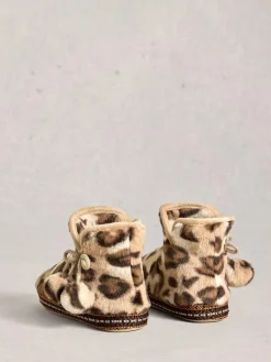 White Stuff Faux Fur Bootie Slippers^Women Slippers