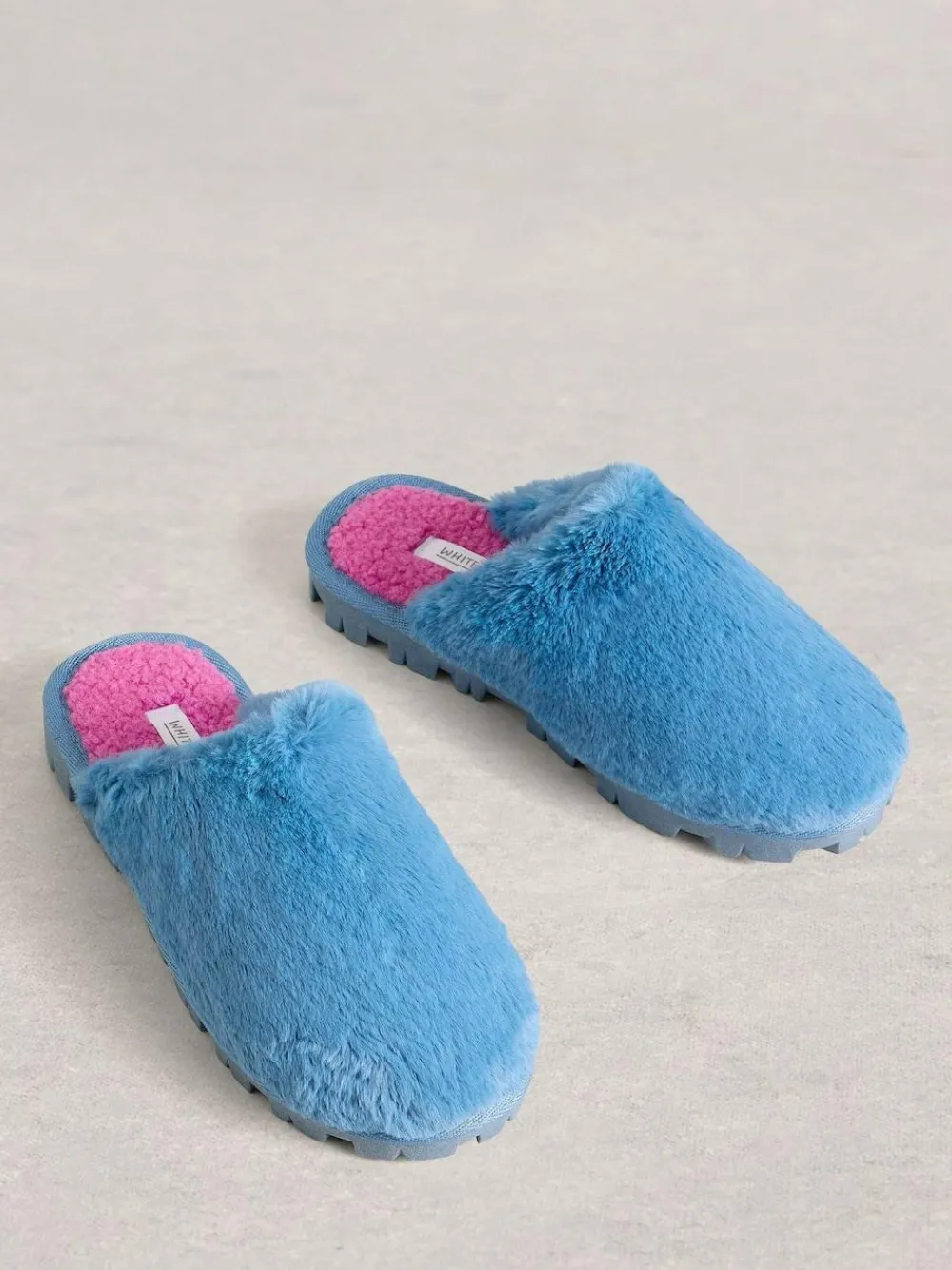 White Stuff Faux Fur Mule Slippers^Women Slippers