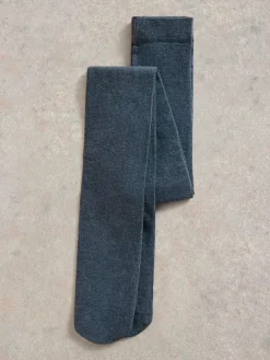 Online White Stuff Blue Patty Plain Tights
