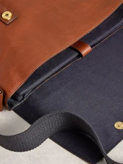 White Stuff Teddy Leather Messenger Bag^ Bags