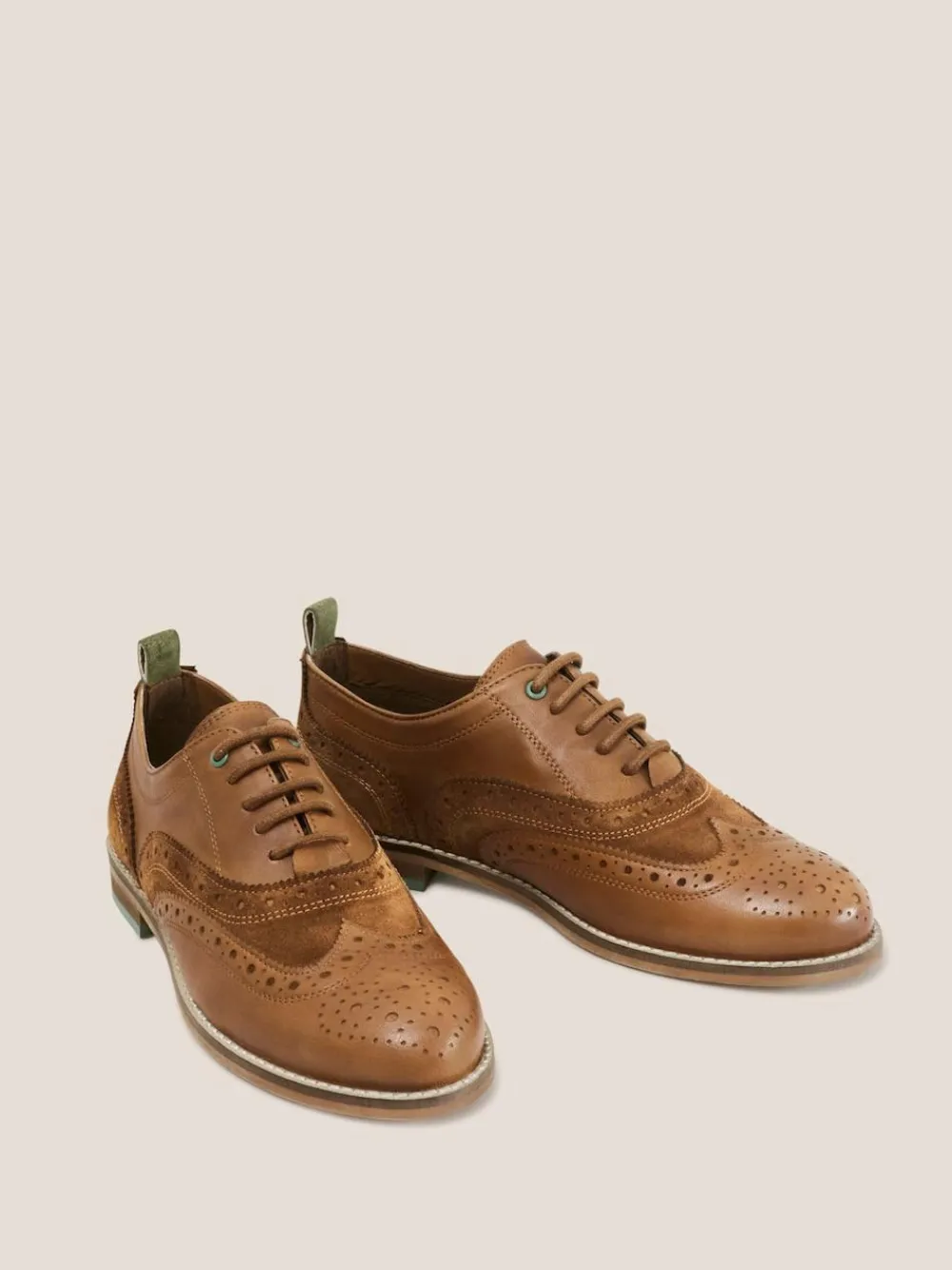 Online White Stuff Thistle Lace Up Brogues Brown