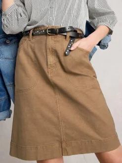 White Stuff Tia Chino Skirt^Women Skirts