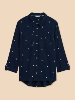 White Stuff Dark Blue Sophie Shirt