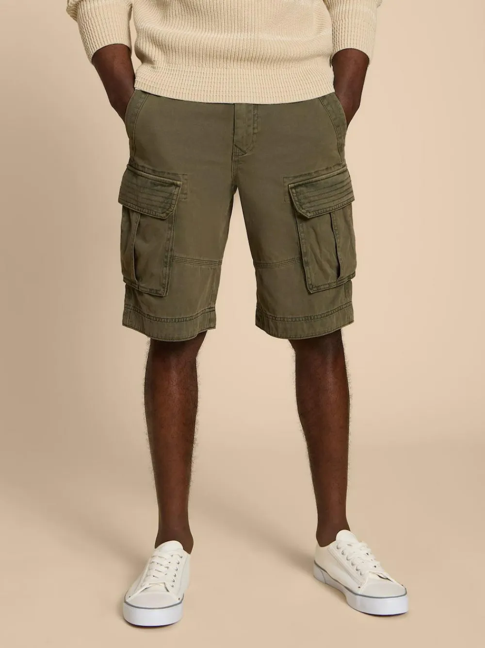 White Stuff 100% Cotton Halsall Cargo Shorts^ Shorts