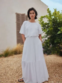 Next White Summer Maxi Skirt^Women Skirts