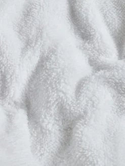 Outlet Next White Teddy Fleece Duvet Cover and Pillowcase Set