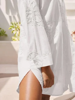 Next Textured Cornelli Cover-Up Shirt^Women Swimwear