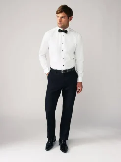 Next Slim Fit Single Cuff Shirt And Bow Tie Pack^ Occasionwear|Shirts