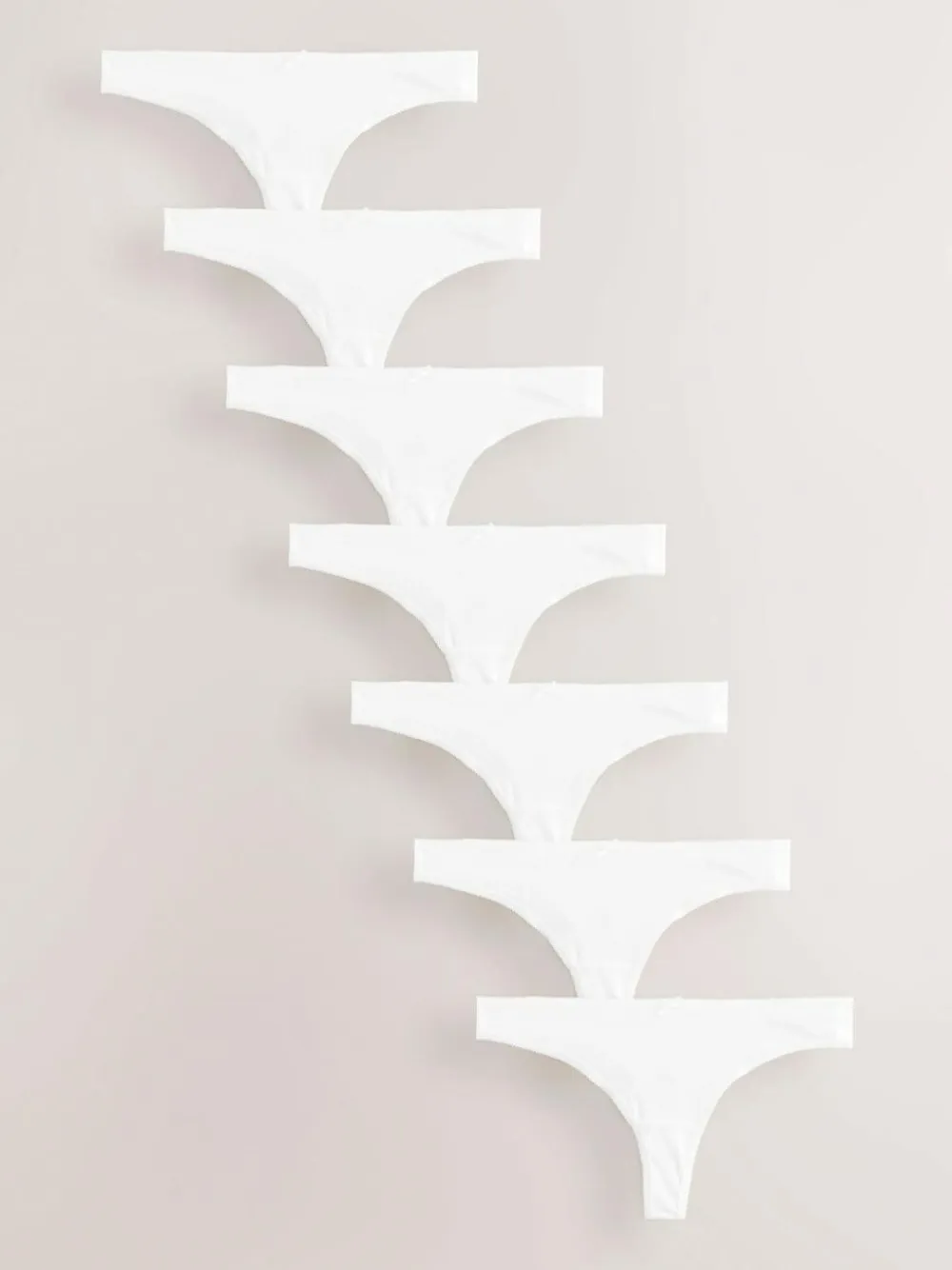 Next Thong Cotton Rich Knickers 7 Pack^Women Panties