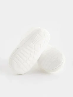 Next White Touch Fastening Baby Trainers (0-2mths)^BOY Unisex|Sneakers