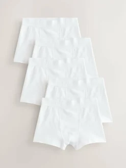 Next White Trunks 5 Pack (1.5-16yrs)^BOY Underwear