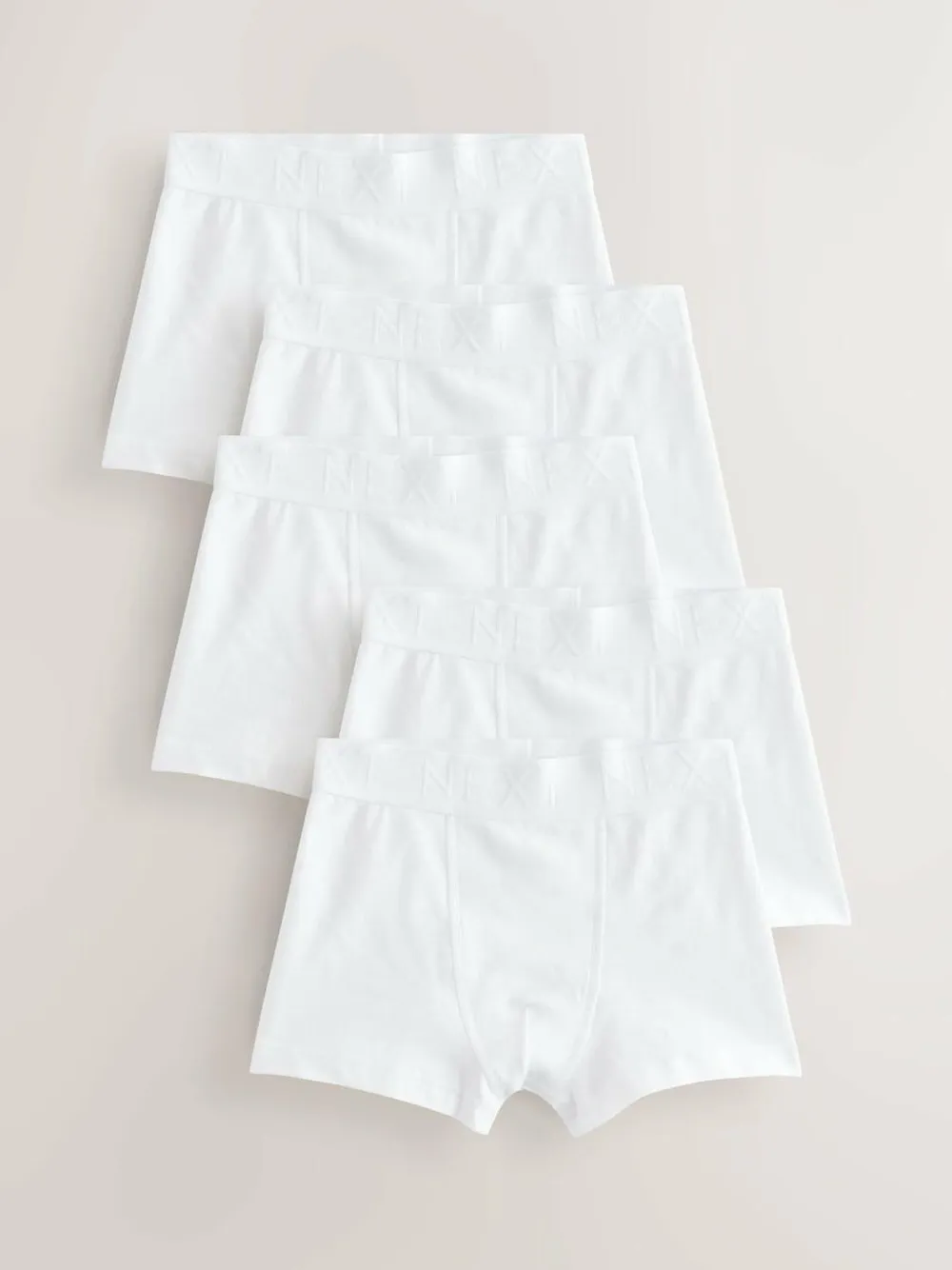 Next White Trunks 5 Pack (1.5-16yrs)^BOY Underwear