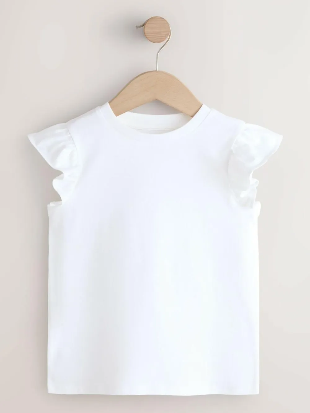 Discount Next White Unicorn Frill Sleeve T-Shirts 3 Pack (3-16yrs)