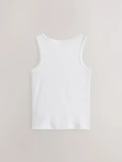 Sale Next Vests 5 Pack (1.5-16yrs) White