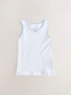 Next White Vests 5 Pack (1.5-16yrs)