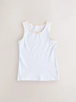 Next White Vests 5 Pack (1.5-16yrs)