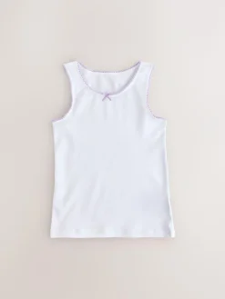 Next White Vests 5 Pack (1.5-16yrs)