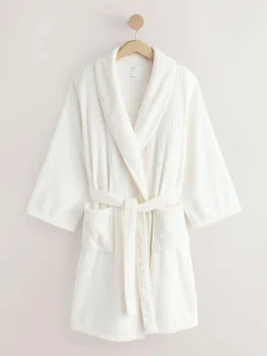 Sale Next Waffle Cosy Robe White