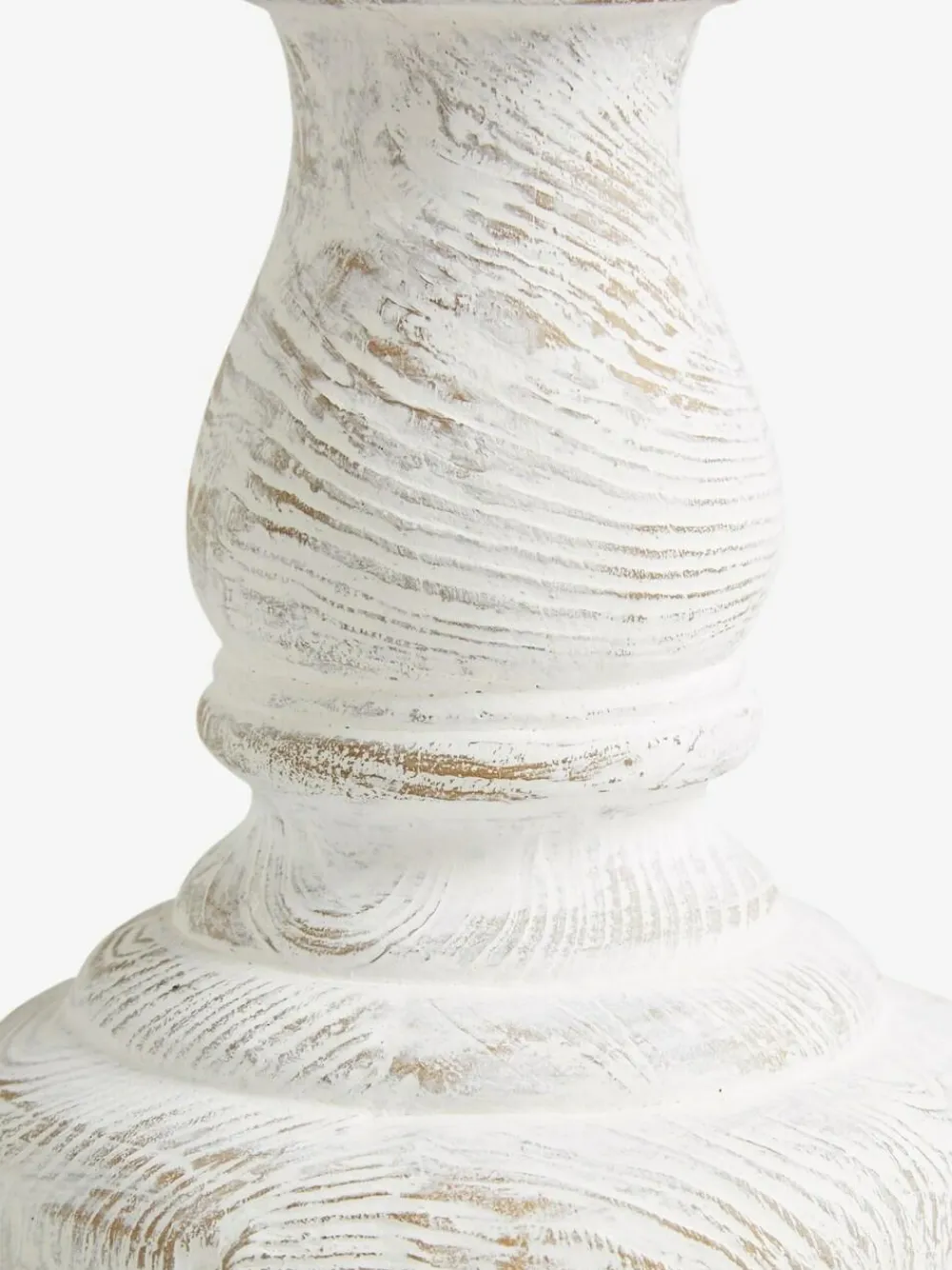 Next White Wash Pillar Candle Holder^ Candle Holders & Lanterns