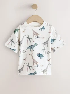 Next Short Sleeve All-Over Print T-Shirt (3 Month-7 Years) (3mths-7yrs)^BOY Tops|Tops