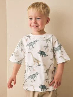 Next Short Sleeve All-Over Print T-Shirt (3 Month-7 Years) (3mths-7yrs)^BOY Tops|Tops