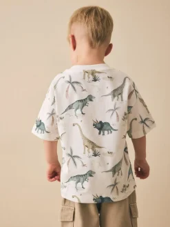 Next Short Sleeve All-Over Print T-Shirt (3 Month-7 Years) (3mths-7yrs)^BOY Tops|Tops