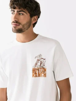 Best Next White Yellowstone Graphic Print T-Shirt