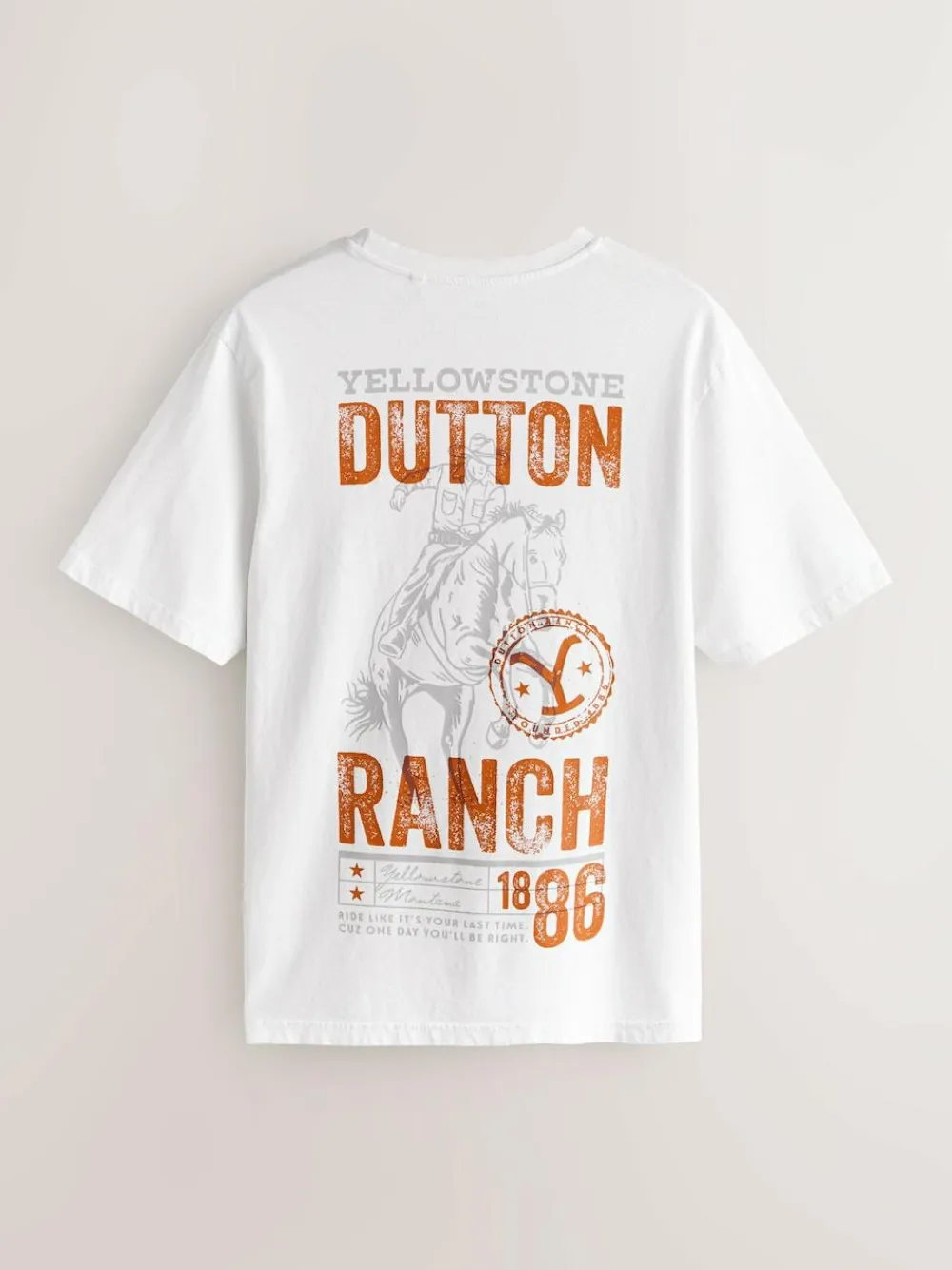 Best Next White Yellowstone Graphic Print T-Shirt