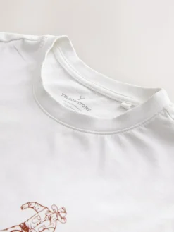 Best Next White Yellowstone Graphic Print T-Shirt