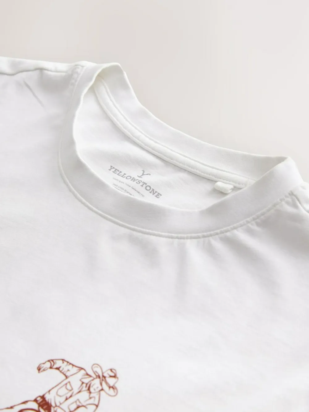 Best Next White Yellowstone Graphic Print T-Shirt