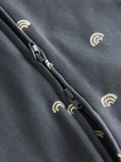 Outlet Next White/Black Two Way Zip Baby Sleepsuits 4 Pack (0mths-2yrs)