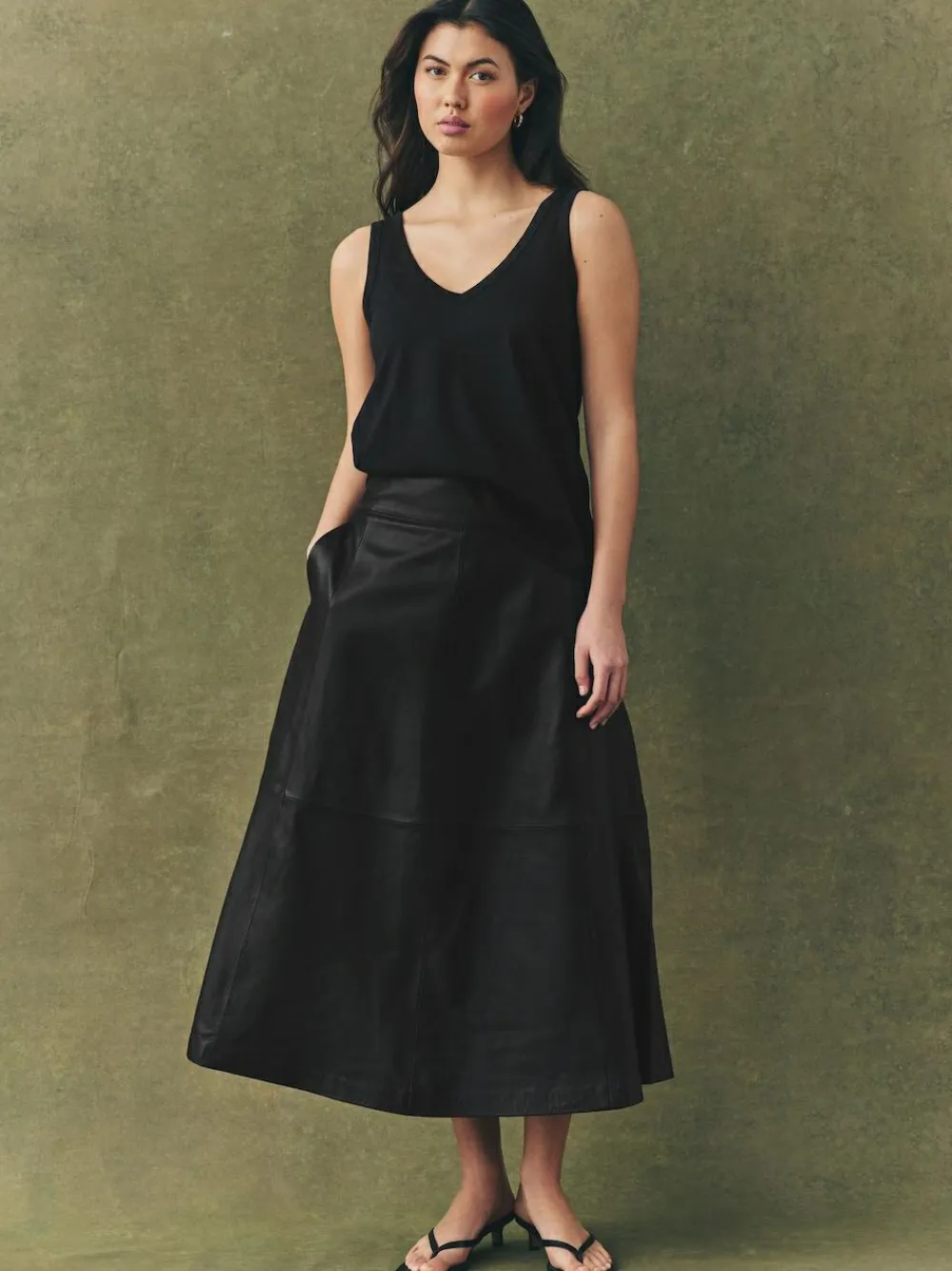 Hot Next Modal Slouch Vests 3 Pack White/Black/Grey Marl