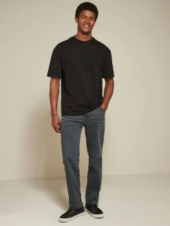 Next White/Black/Navy Relaxed Fit Heavyweight T-Shirts 3 Pack^ Tops & T-Shirts