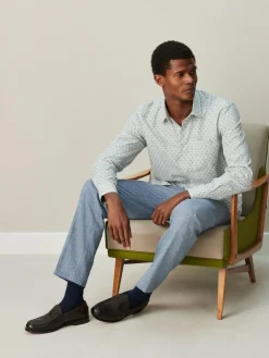 Next Regular Fit Long Sleeve Print Shirt^ Shirts