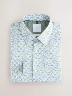 Next Regular Fit Long Sleeve Print Shirt^ Shirts