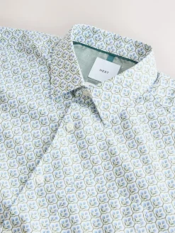 Next Regular Fit Long Sleeve Print Shirt^ Shirts