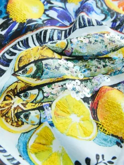 Next White/Blue Graphic Print Beach T-Shirt^Women Tops & T-Shirts