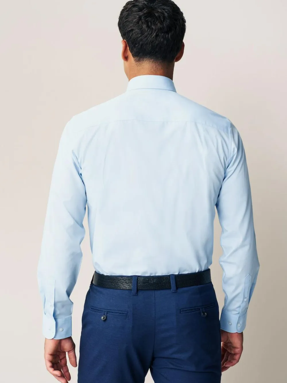 Next Regular Fit Easy Care Long Sleeve Single Cuff Smart Shirts 2 Pack^ Shirts