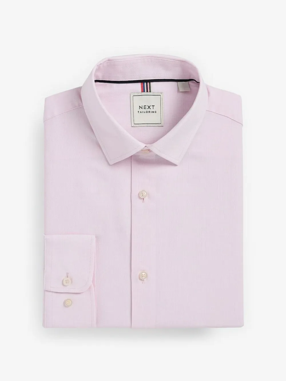 Next Slim Fit Easy Care Textured Single Cuff Smart Shirts 3 Pack^ Shirts