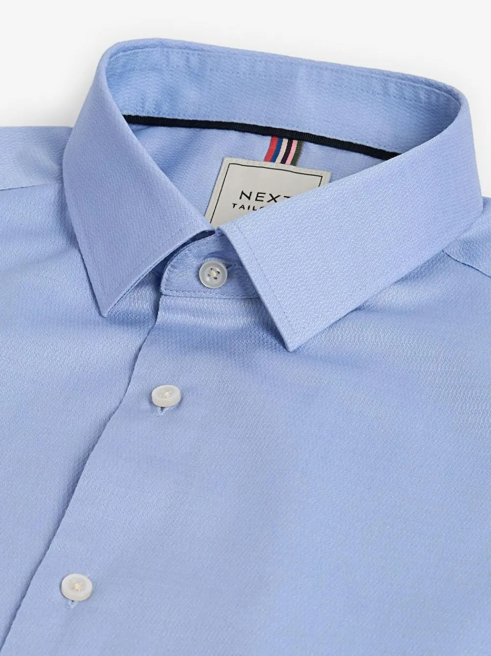 Next Slim Fit Easy Care Textured Single Cuff Smart Shirts 3 Pack^ Shirts