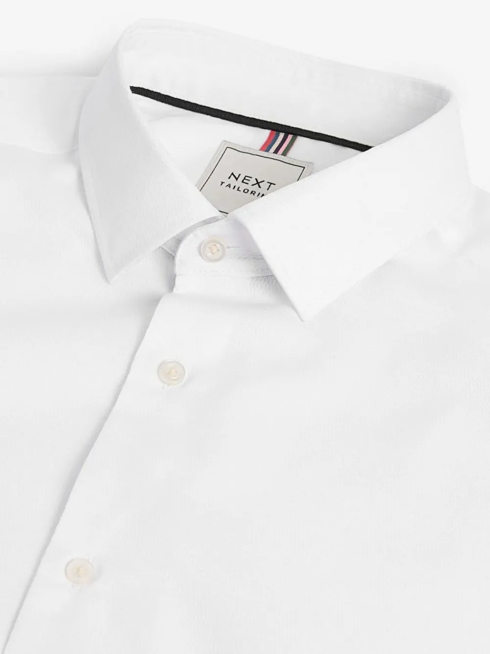 Next Slim Fit Easy Care Textured Single Cuff Smart Shirts 3 Pack^ Shirts